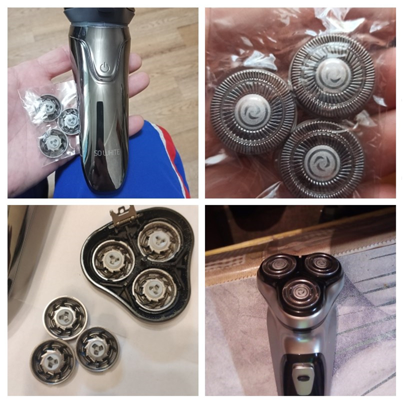 3 Stück Elektro rasierer kopf Ersatz für Flyco fr8 fs339 fs376 fs372 fs867 fs360 fs856 fs858 Rasierklinge Rasierklinge