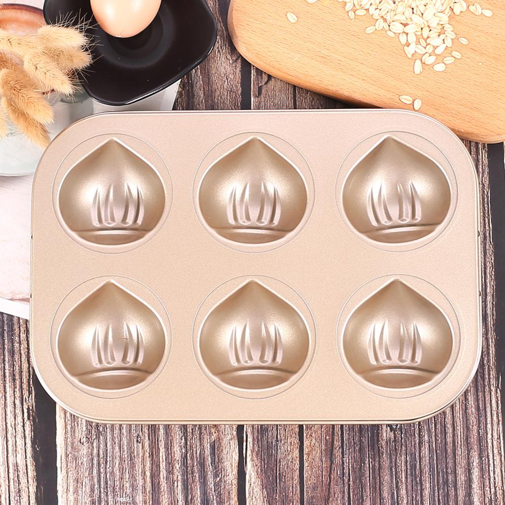 Nonstick 12-wgłębienie kasztan ciasto forma ciasto pliki cookie robić fondantów, babeczek formy tarta taca pieczenie w piekarniku narzędzia robić pieczenia