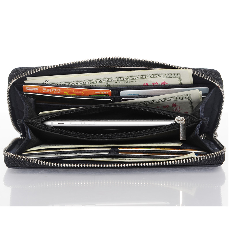 japonais et coréen portefeuille Long à fermeture à glissière hommes portefeuilles occasionnels dames pochette femmes jeunesse sac à main téléphone sac à main