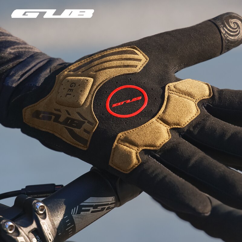 GUB Herbst Und Winter Radfahren Handschuhe Winddicht Und Thermische Warme Touchscreen Rennrad Mountainbike Voll Finger Handschuhe