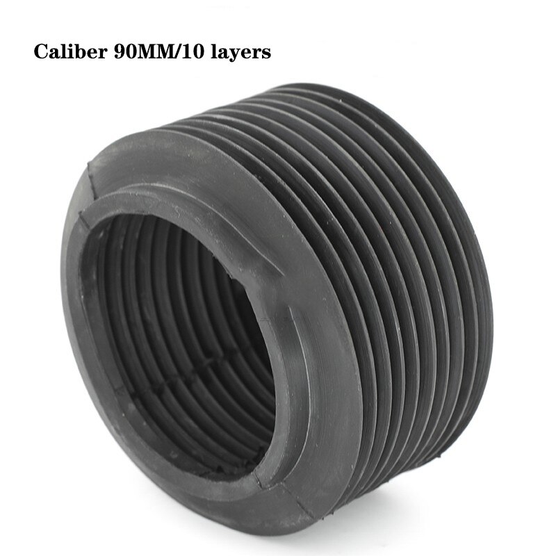 1PC Edge Grinding Machine Screw Protective Sleeve Cleaning Machine Lifting Shaft Dust Sleeve Telescopic Rubber Cover: F