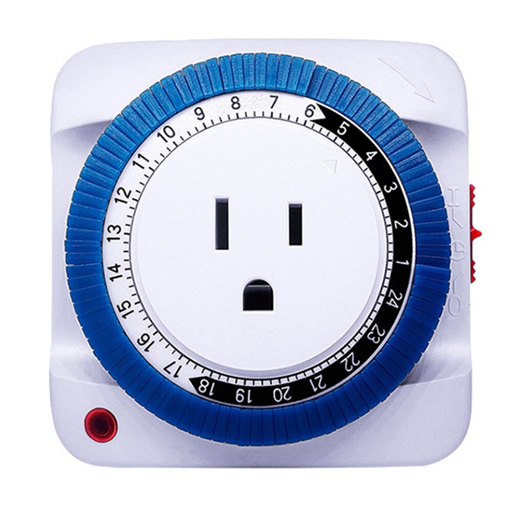 24 Hours Mechanical Timer Socket Switch Electrical Wall AC Outlet Timer Home Use Timer Socket-30