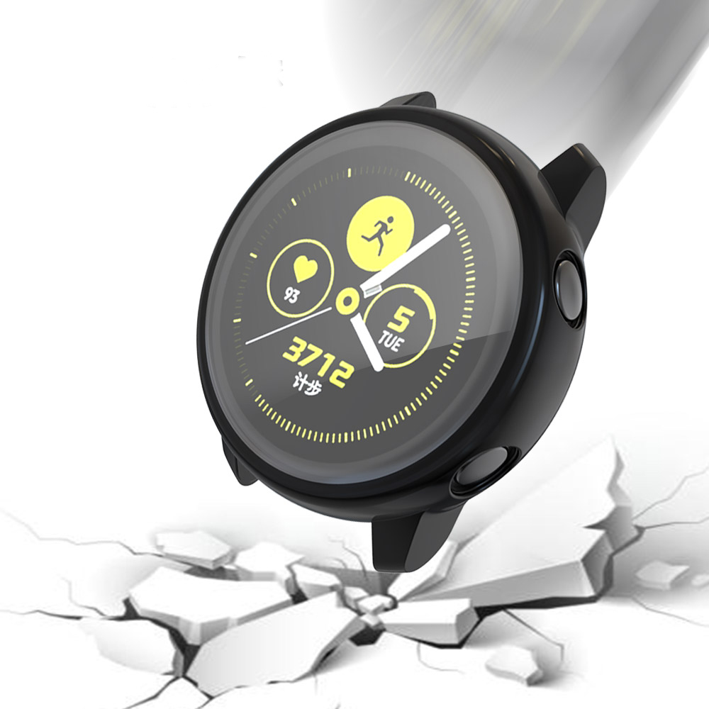 Boîtier pour Samsung galaxy watch, Protection complète en silicone souple, Protection d'écran, pour active galaxy watch