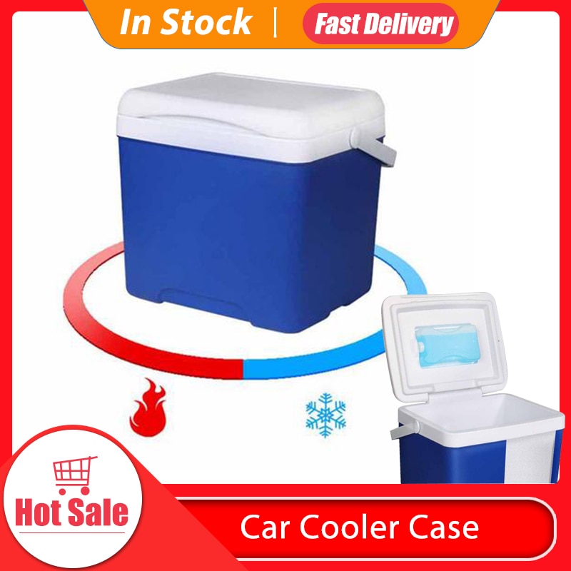 26L Small Refrigerator Camping Portable Cooler Outdoor Mini Refrigerator For Home Car Camp Traveling Fishing Ice Box
