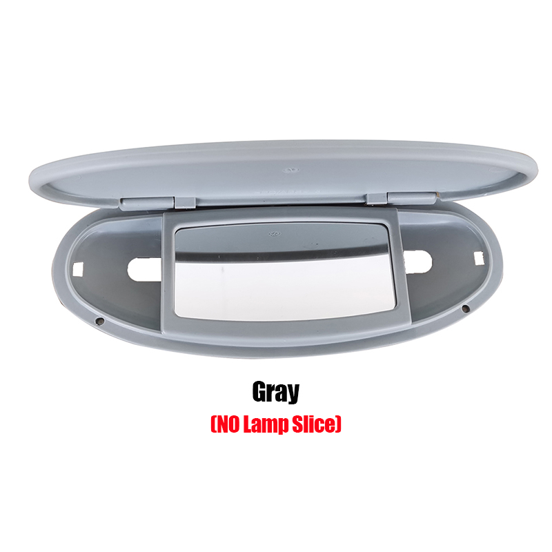 Pare-soleil de voiture, boîtier de panneau de pare-soleil, couvercle de miroir de vanité pour MINI Cooper S One D JCW R55 R56 R57 R59 R60, accessoires d'intérieur: WHITE