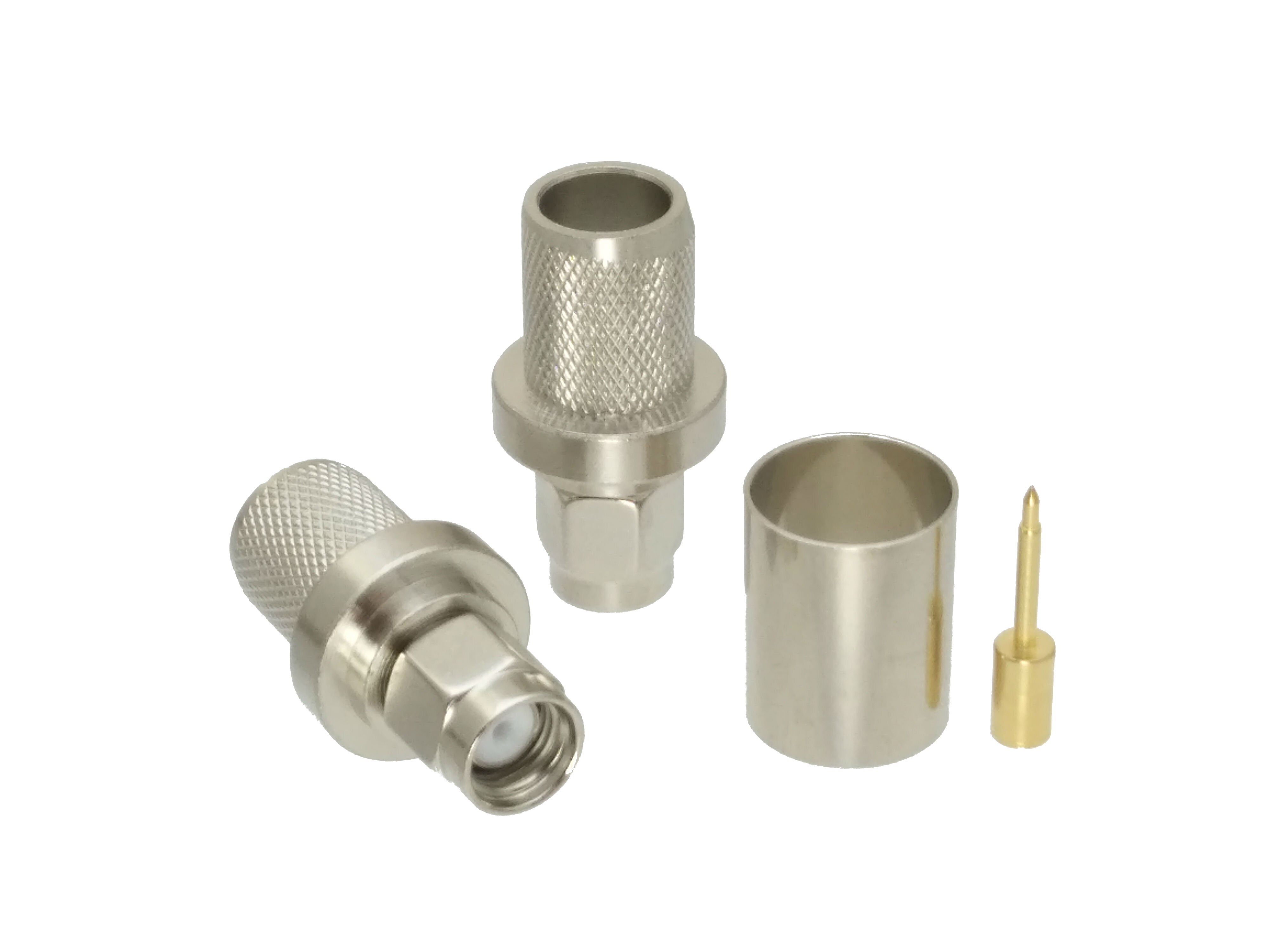 Connector SMA male plug crimp for RG8 LMR400 RG213 RG165 Cable nickel