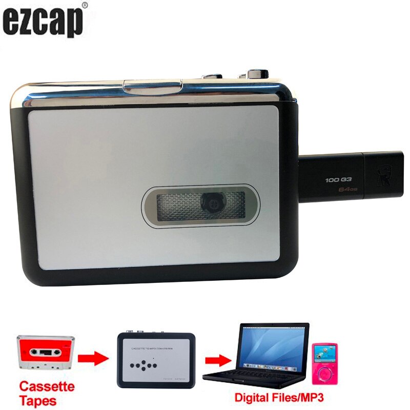 cassette player converter, convert old tape to mp3 to USB U flash disk directly Audio Capture Music Song Walkman Player