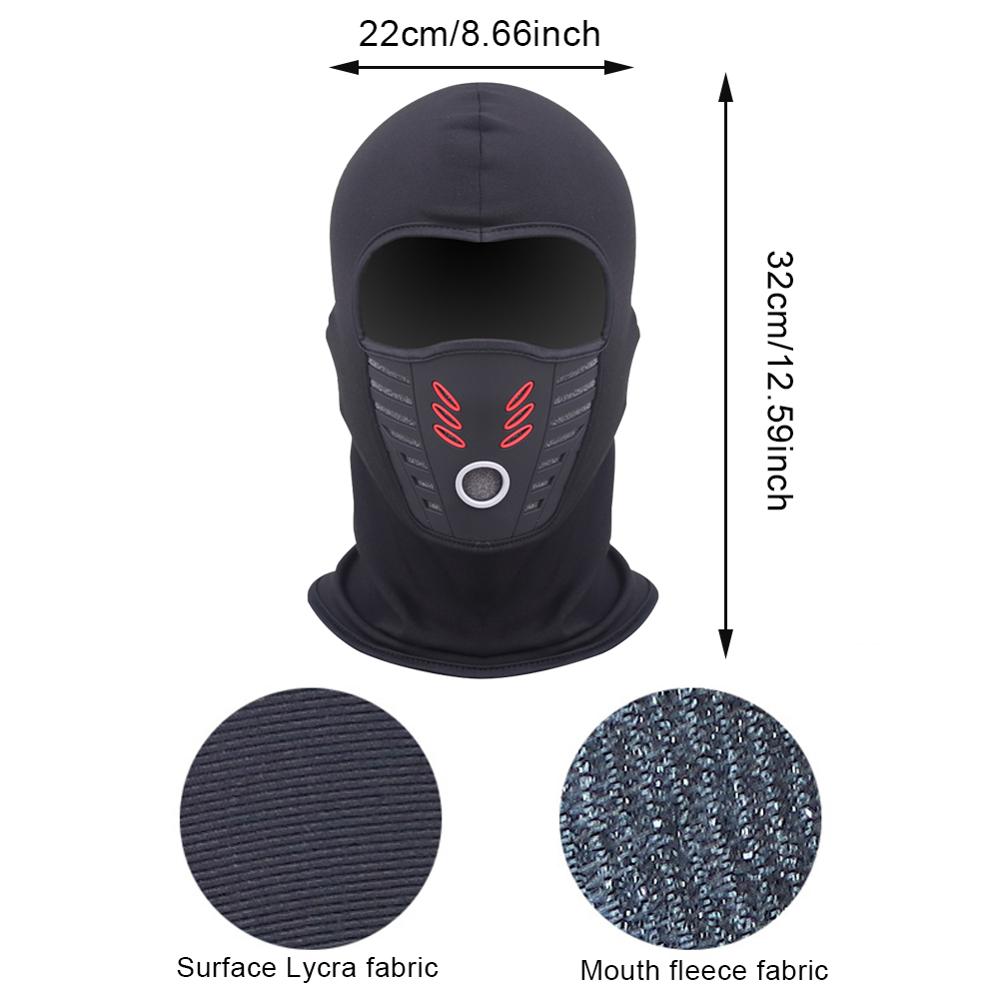Waterproof FaceMask Cold Weather Windproof Thermal Fleece Neck Warm Balaclava