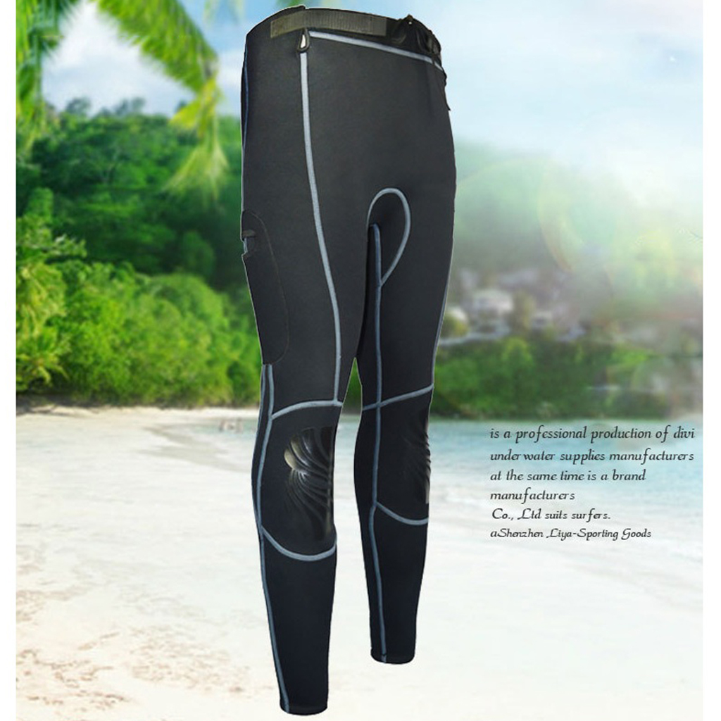 3mm neopren våddragt bukser dykning snorkling scuba surf kano spearfishing vandsport badetøj til mænd kvinder flere størrelser