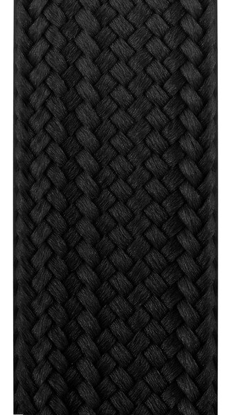 Custom Tube Lanyard Logo Message Imprinted Neck Strap with Tube Material for ID holder with Badge Reel: Black