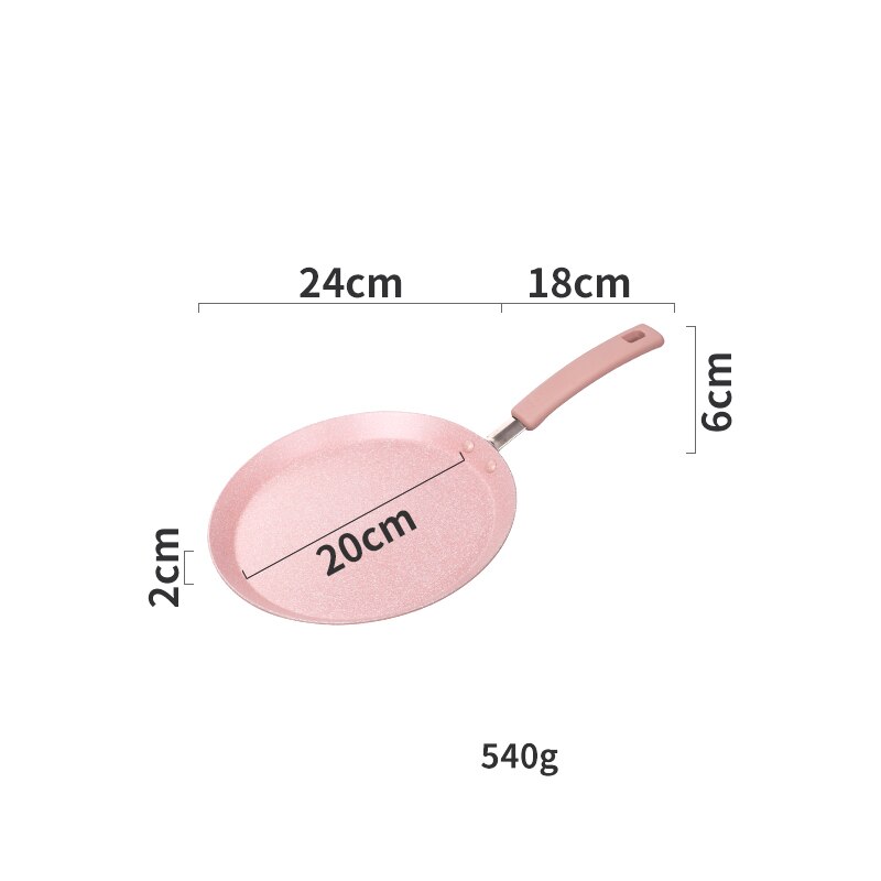 Non-stick Copper Frying Pan with Ceramic Coating and Induction cooking Oven & Dishwasher safe 16/20/24 cm Pans PDG60: D