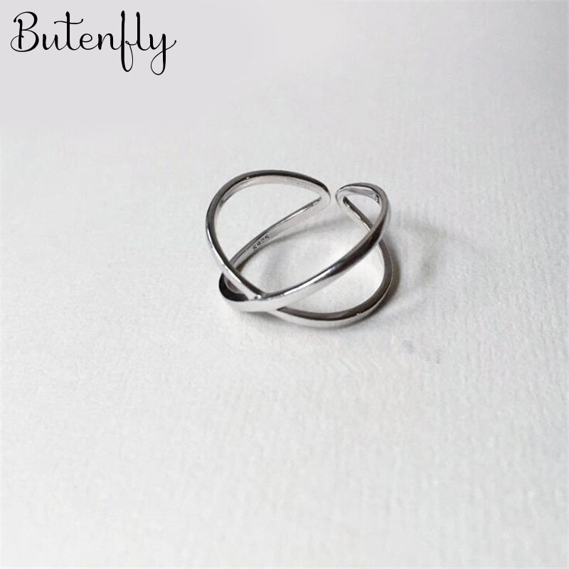 Charmant Open Kruis Ring Voor Vrouwen Vintage Boho Party Ringen Gothic Punk Sieraden Cadeaus Voor Meisjes