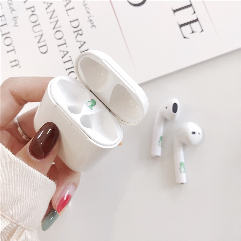 Del fumetto Della Polvere Carino Guard Set per Airpods di Protezione Auricolare Pellicola Della protezione Della Pelle Sticker per Airpods Caricatore Auricolare Scatola a prova di Polvere decalcomanie