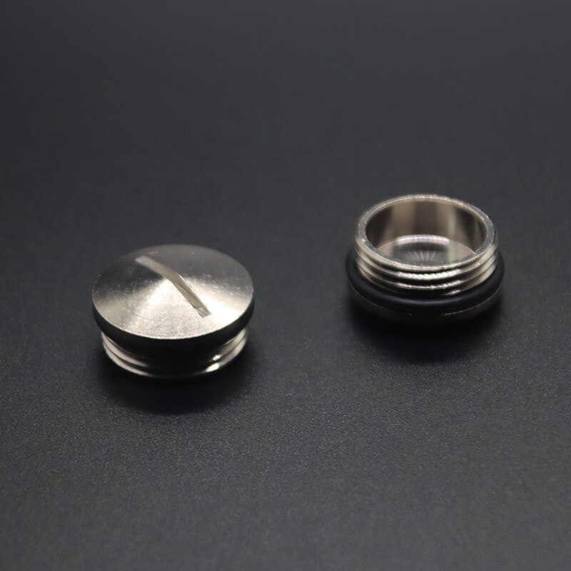 10 stks M12-M63 Metalen Gat Plug IP68 Waterdicht Vernikkeld Messing Schroefgat Cap Met Moer M20 Afsluitdop Stofdichte Plug M22 M18
