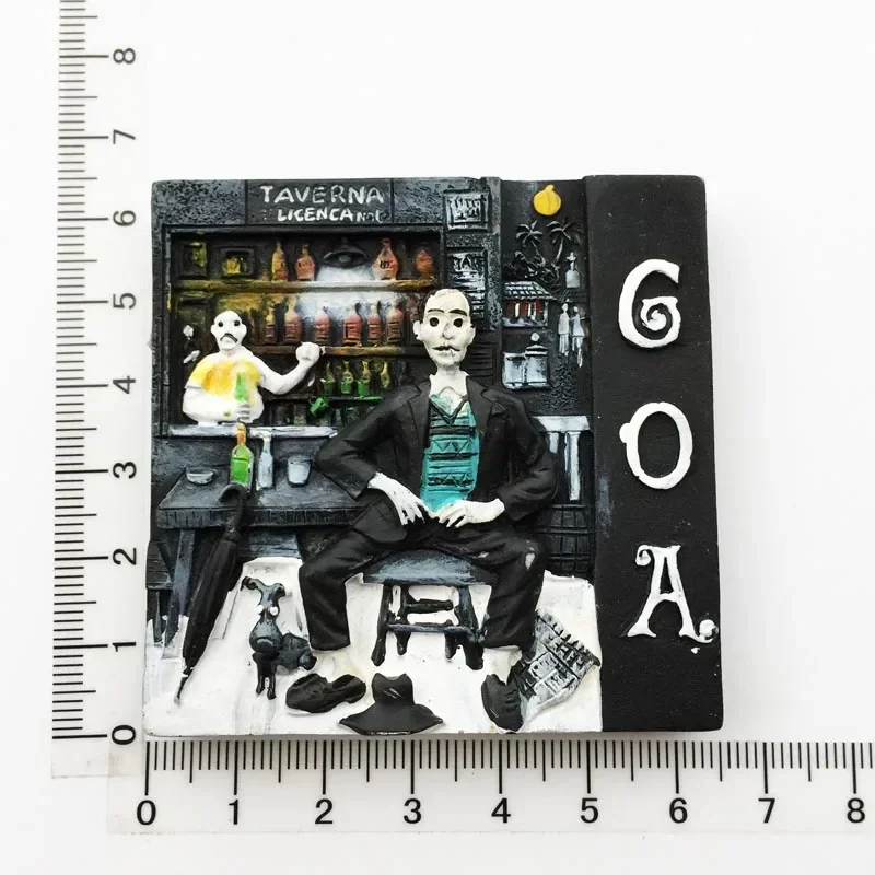India Koelkastmagneet Toerisme Souvenir Rajasthan Bangalore 3D Hars Geschilderd Ambachten Magneten voor Koelkasten Sticker Home Decor