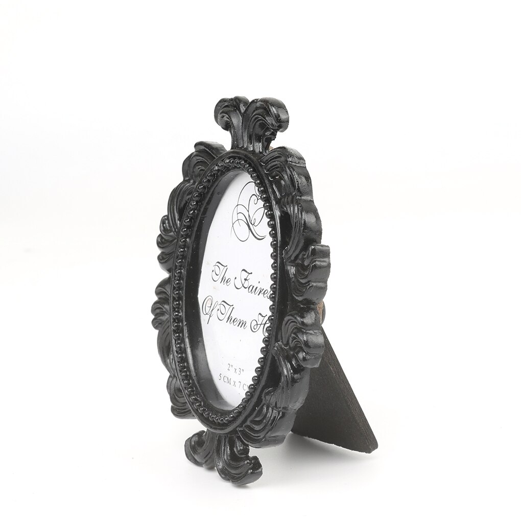 Floral Photo Frame Round Retro Frame Picture Frame Holder Wedding Party Family Decoration Year&#39;s