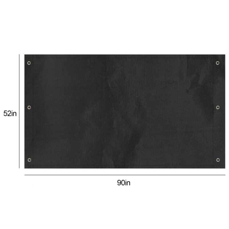 132 x 226cm markise vandtæt presenning legeplads tagbaldakin udendørs solbeskyttelse regnslag