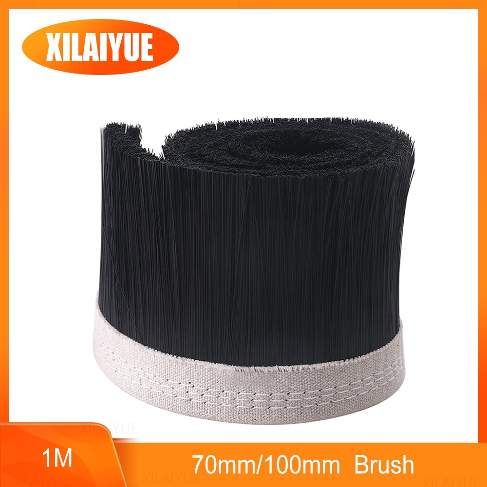 1M x 70mm/100mm Brush Vacuum Cleaner Engraving Machine Dust Collector Cover For CNC Router