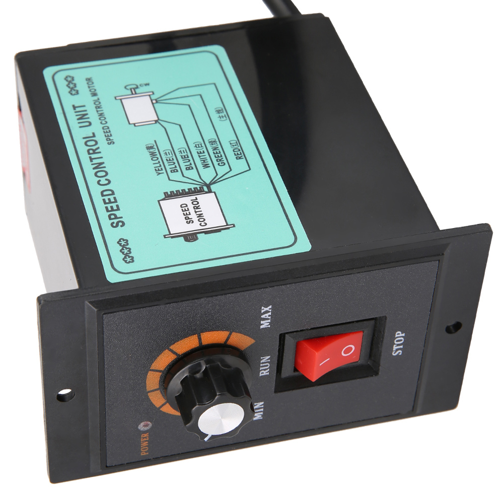 AC 220V 50/60Hz Single Phase AC Motor Speed Controller Electric Motor Speed Regulator