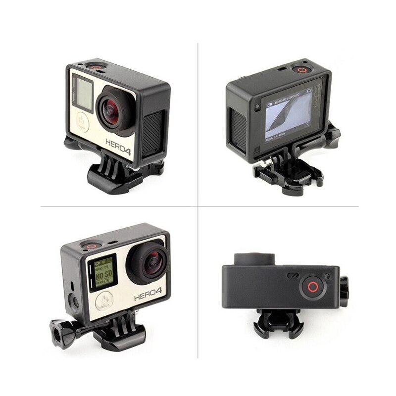 Voor Gopro Hero 4 3 + 3 Beschermende Border Frame Case Camcorder Behuizing Case Voor Go Pro Hero4 3 + 3 Actie Camera Accessoires