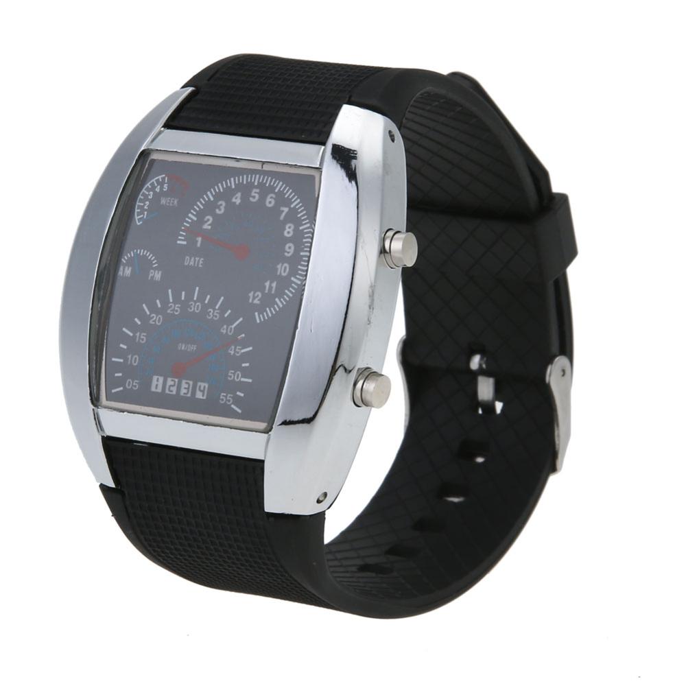 Men's Watch Unique LED Digital Watch Men Watch Electronic Sport Watches Clock relojes para hombre relogio masculino