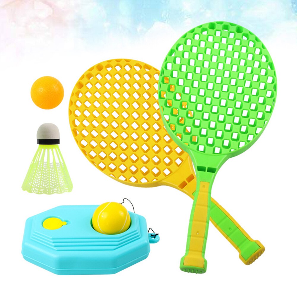 1 Set Kids Tennis Racket Tennis Training Set Educational Toys for Kids Children Toddlers (Assorted Color)