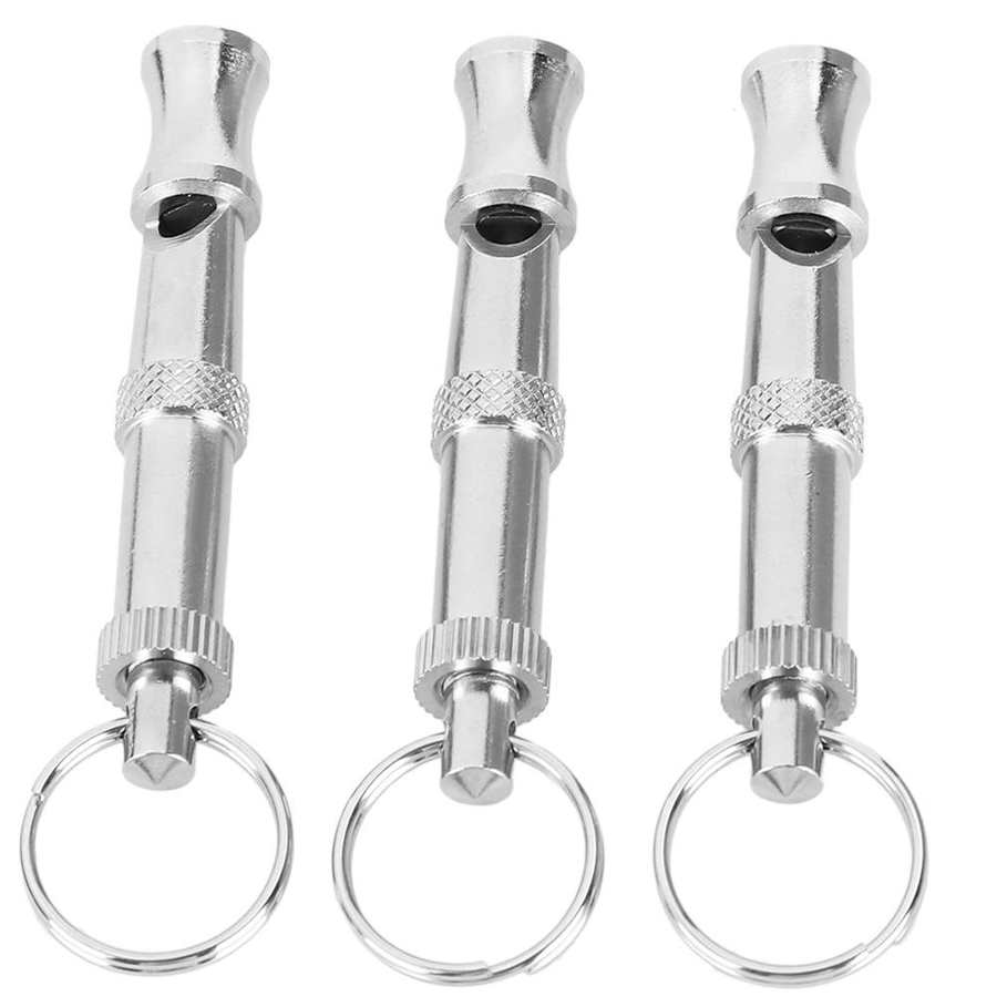 3 st duvor träning visselpipa husdjur fågel hund ultraljud träning visselpipa aluminiumlegering övningsverktyg