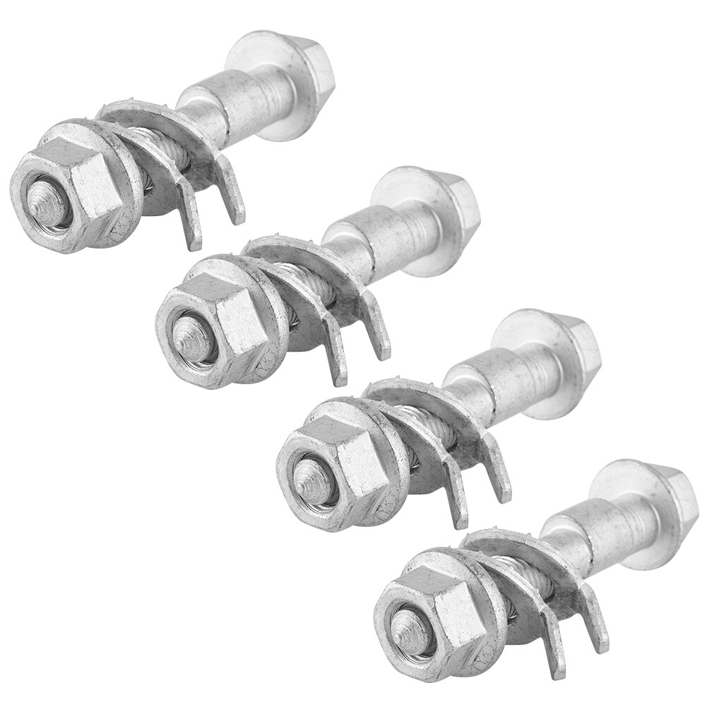 car emergency tool car emergency kit 4pcs 0 63in Adjustable Camber Bolts 4 Wheel Positioning Alignment Tire Eccentric Screw