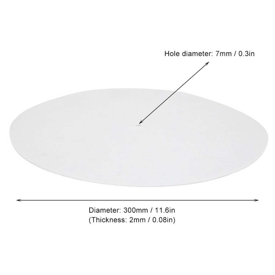 Turntable Mat Turntable Platter Pad Anti-vibration Silicone Pad Antislip Mat Shockproof for Phonograph Record