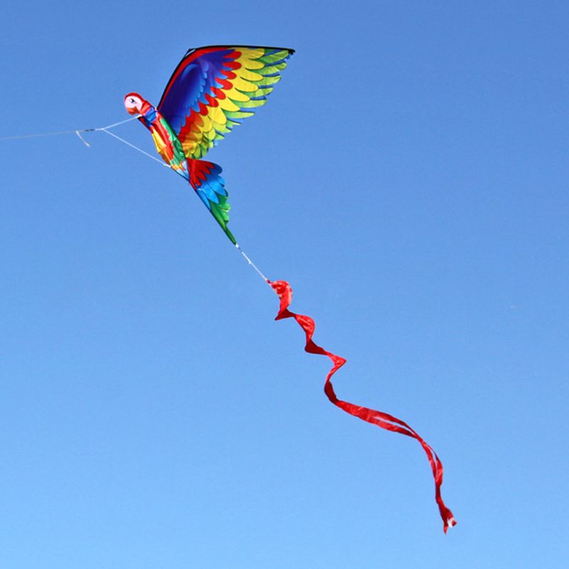 Happyy bebê clássico 3d papagaio pipa única linha voando pipas com cauda e alça para adulto e criança esporte ao ar livre