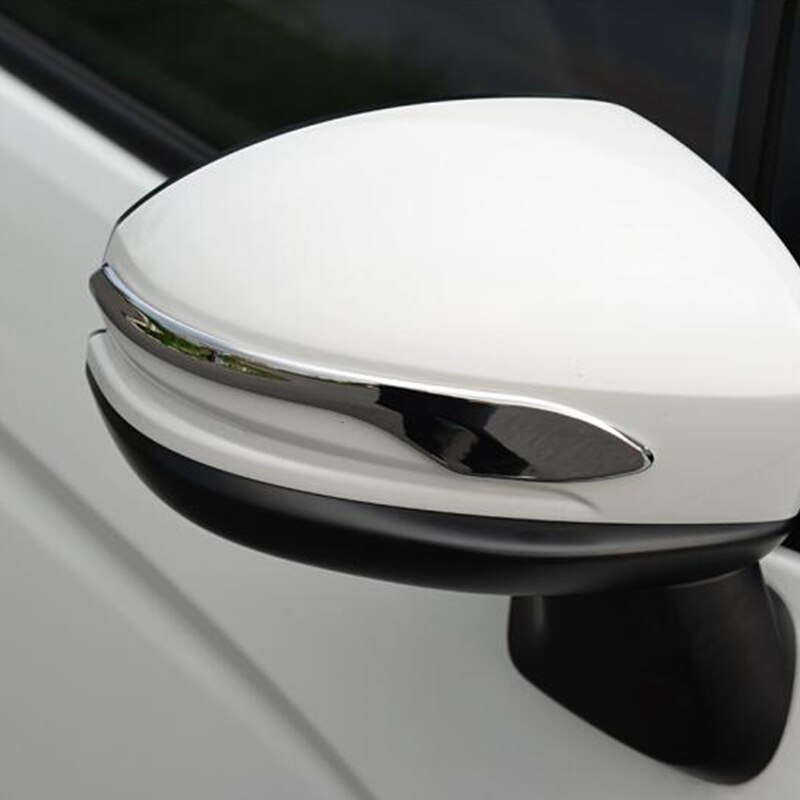 Tira de espejo retrovisor de coche, cubierta de Marco embellecedora, accesorios de estilo de coche, 2 piezas, ABS cromado, para Honda Shuttle , , , ,