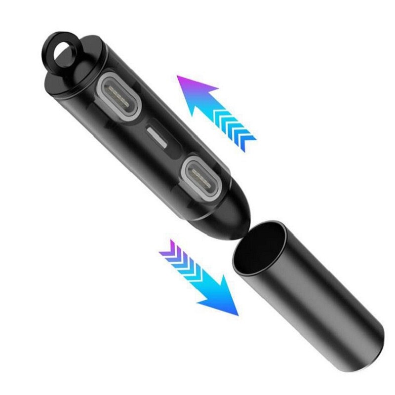 Magnetisk kabel stik mikro usb type c kabel stik hurtig opladning magnetisk oplader usb kabler stik mobiltelefon ledning: Stikboks