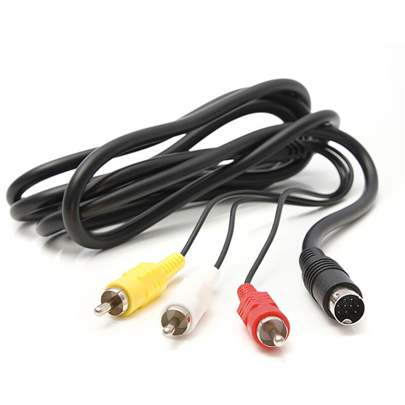 2 STKS 6FT 3 RCA Audio Video AV Connection Adapter Cord Kabel voor Sega Genesis 2/3