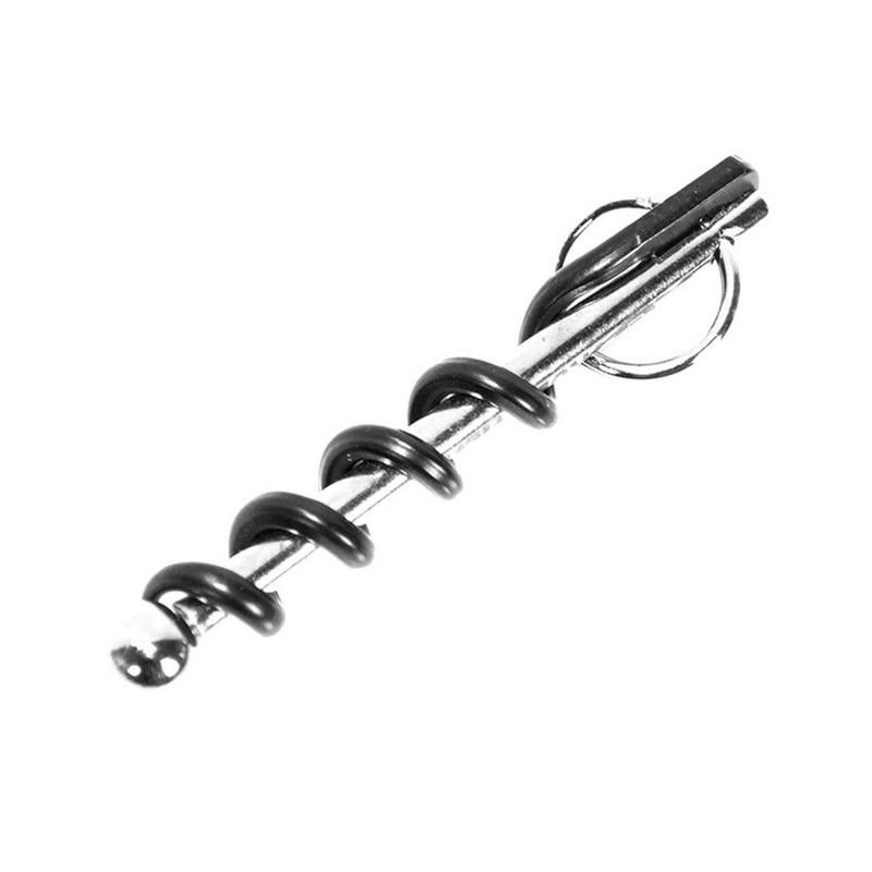 Red Wine Corkscrew Pocket Corkscrew Mini Keyring Chain Beer Wine Bottle Openers Key Chain Portable Outdoor Keychain Openers: 5pcs