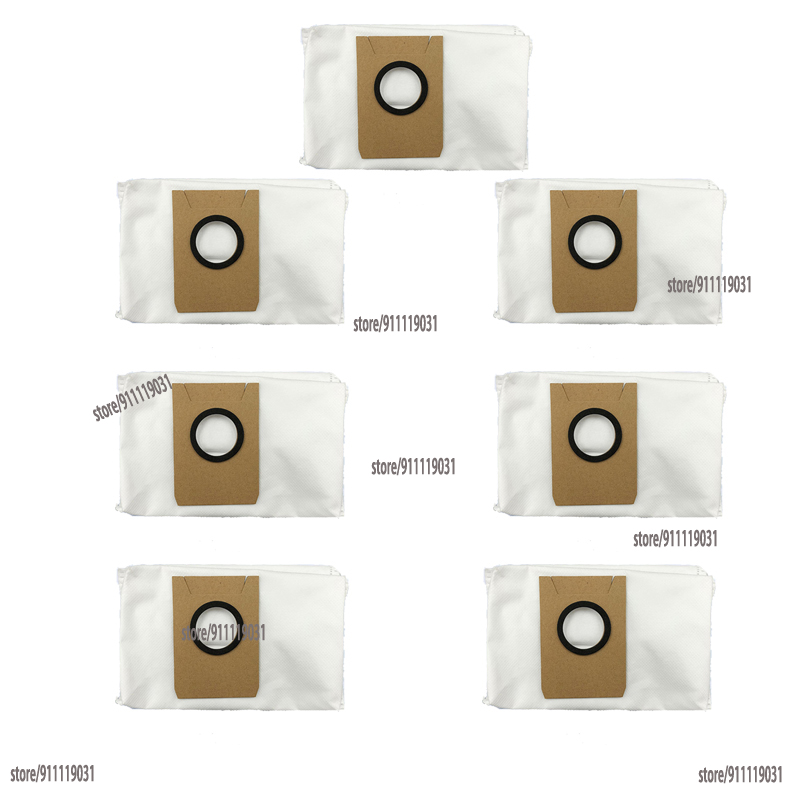 Sacs de poussière pour aspirateur Robot ECOVACS DEEBOT X1 OMNI, sacs anti-fuite de grande capacité, pièces de rechange, accessoires: 7PCS Dust Bag