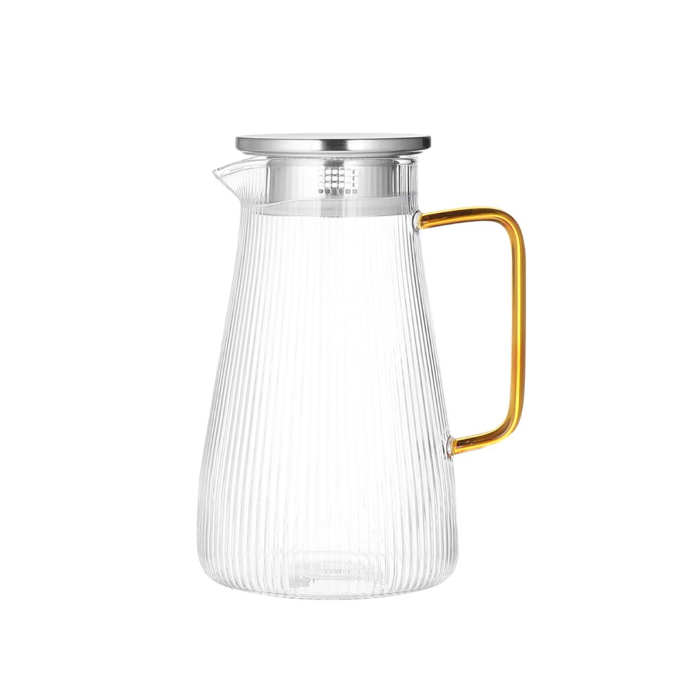 Heat Resistant Water Carafe Glass Pitcher Household Drinking Pitcher: Default Title