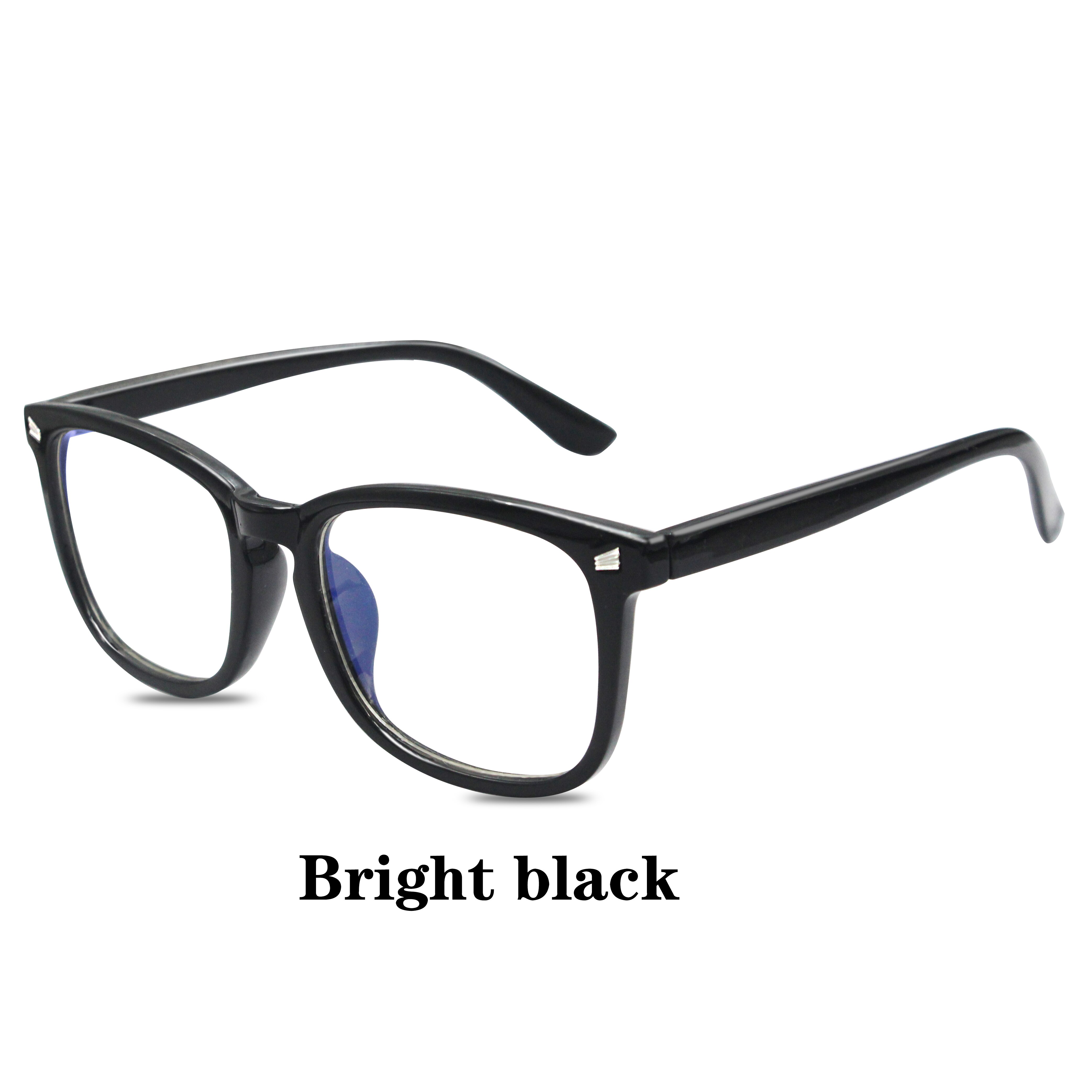 Anti blue light goggles glasses square computer glasses plain glasses full frame glasses for men and women radiation protection: 3