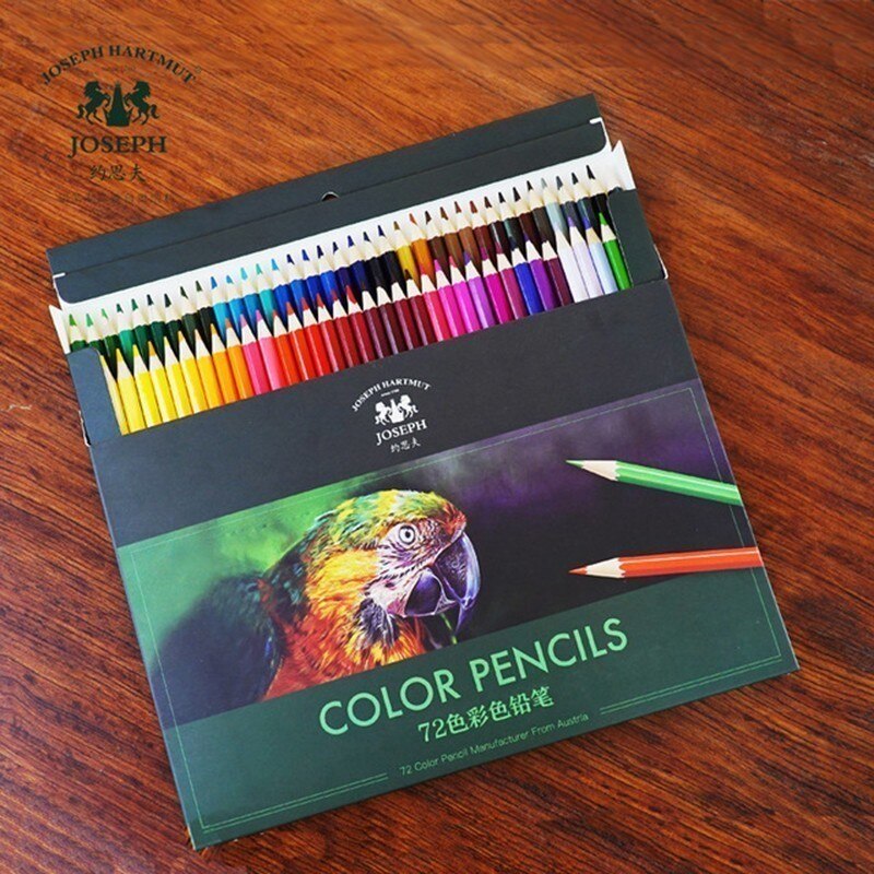 48/72 Colors Wood Colored Pencils Lapis De Cor Artist Painting Oil Color Pencil for School Office Artist Painting Sketch Supply
