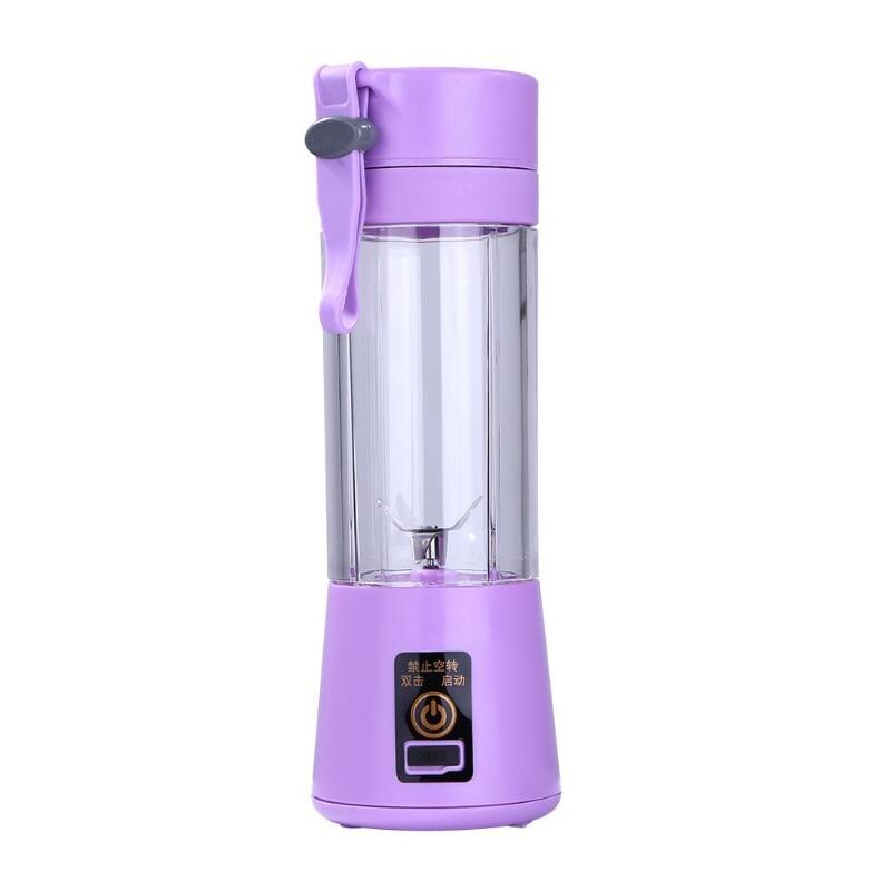 380 Ml Draagbare Blender Juicer Cup Fles Usb Elektrische Fruit Citrus Lemon Juicer Blender Sap Machine 2/4/6 Bladen