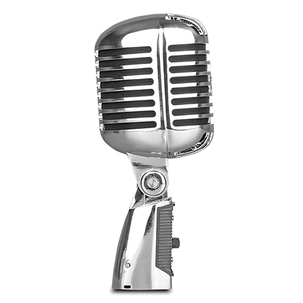 Microphone de Style Vintage pour Simulation de SHURE, support universel de micro Vocal dynamique rétro classique pour Performance karaoké en direct
