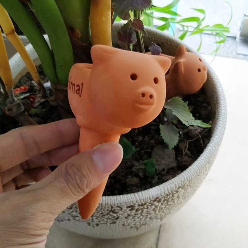 Garden Automatic Watering Tool Self Watering Device Animal Shape Ceramic Plants Water Seepage Devices Drip Irrigation System