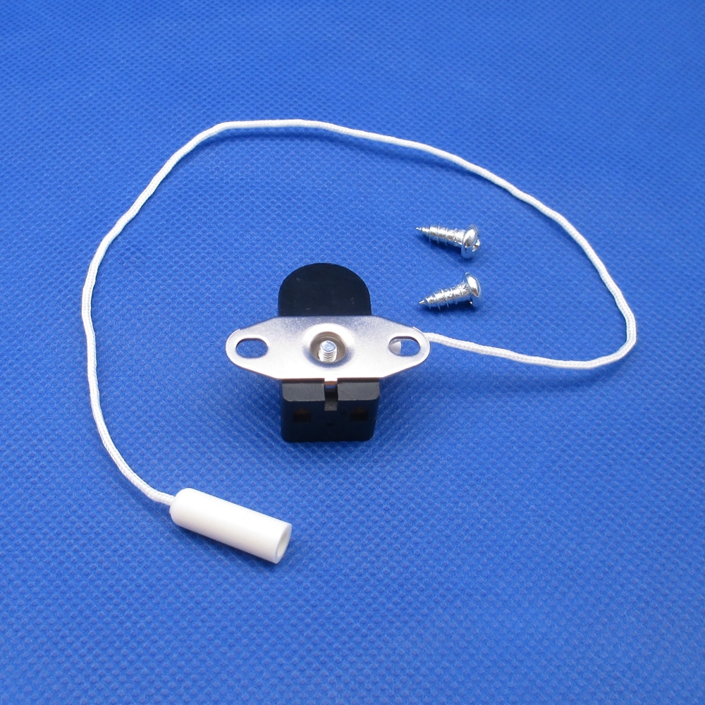 10pcs pull cord switch for Ceiling lamp wall lamp bedside lamp Open Single Pull Control Rope Switch 2A 250V