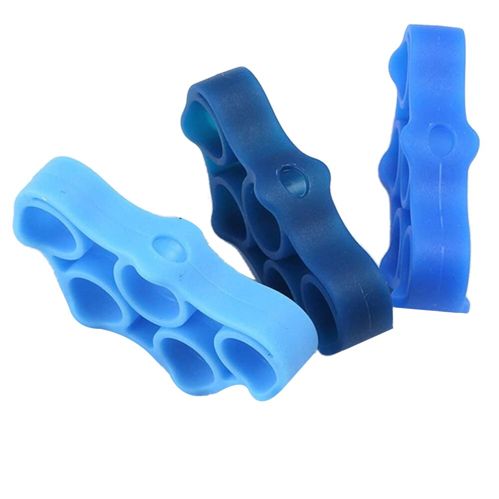 3 in 1 Finger Stretcher Resistance Bands Hand Extensor Exerciser Finger Grip Strengthener Strength Trainer for Forearm Exercise