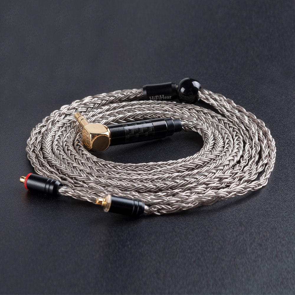 Il cavo di rame placcato argento 2.5/3.5mm del centro di hififeel 16 ha bilanciato il cavo con MMCX/2pin/QDC per il BL-01 di BLON KZ ZSX ASX EDX DQ6