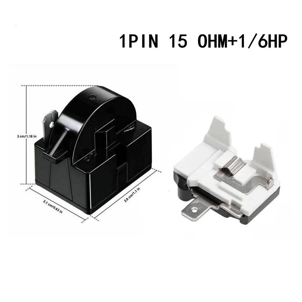 Køleskabs-ptc-startrelæ 1/3/4 -bens kompressoroverbelastningsbeskytter køleskabs-ptc-startrelæ 12. ohm 15 ohm 22 ohm: 14xl