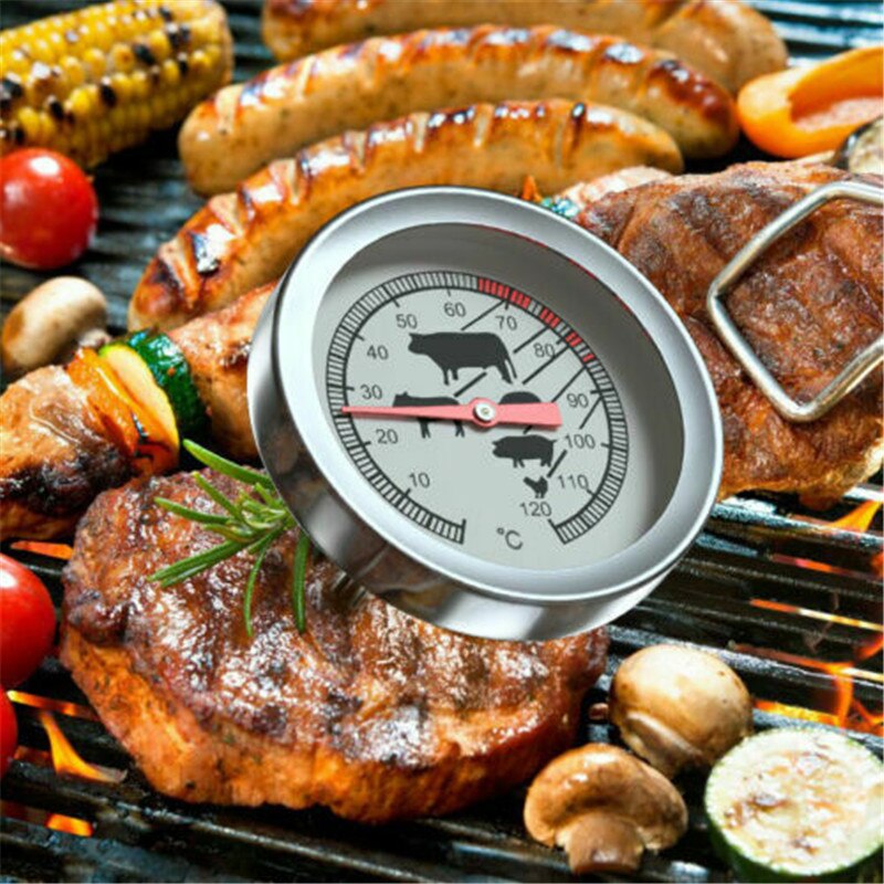 Stainless Steel Instant Read Probe Oven Thermometers Grill Food Meat Temperature Gauge Cooking Kitchen Supply