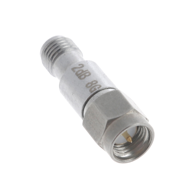 2W SMA Coaxial Fixed Attenuators Frequency 6GHz 8GHz SMA Fixed Connectors: Gold