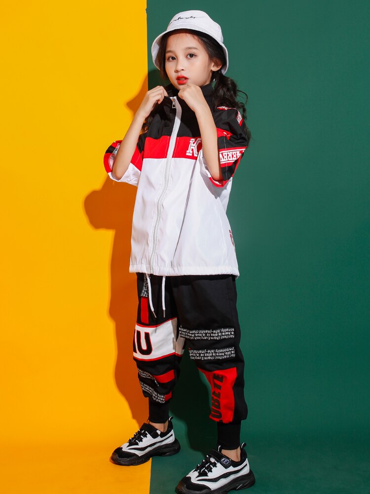 Flickor jazz modern dans kostymer kläder kostymer barn pojkar barn hip hop dans kläder kläder scen kostymer kläder outfits