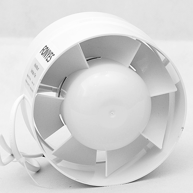 Ventilador en línea de 5 pulgadas, ventilador extractor de aire, ventilador de techo, ventilación para baño, inodoro, 125mm, 220V