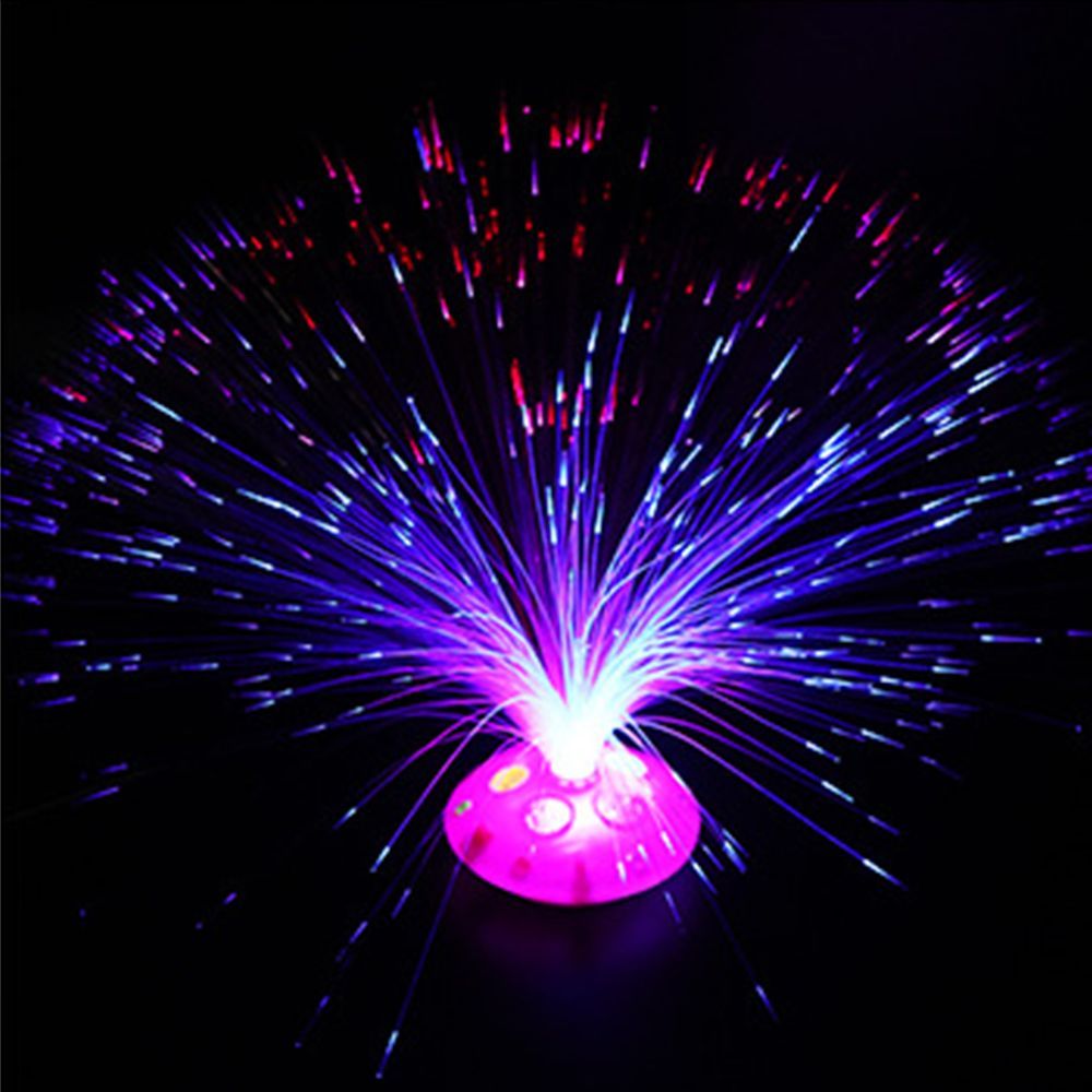 1 PC Luminous Multi-color LED Fiber Light-up Toy Rings Party Gadgets Kids Intelligent Toy Wedding Decoration Tool